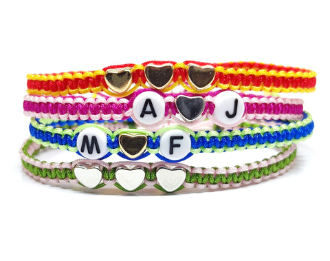 Macrame friendship bracelets