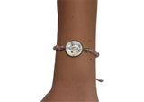 Personalisierte Geschenke Foto-Armband Macrame Naturstein Armband