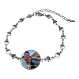 Personalized photo bracelet made of stainless steel - nickel free