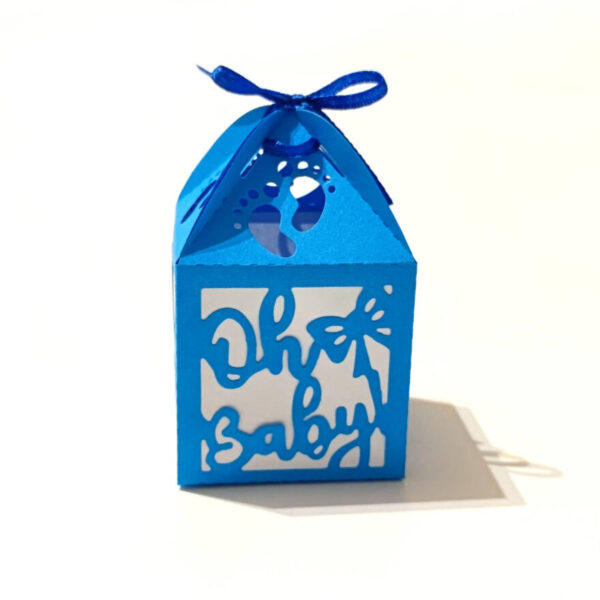 6er Geschenkbox - Mädchen / Junge Babyshower Geschenkverpackung